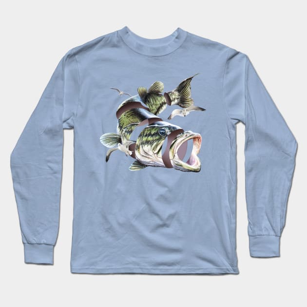 Flying Fish Long Sleeve T-Shirt by tomburns